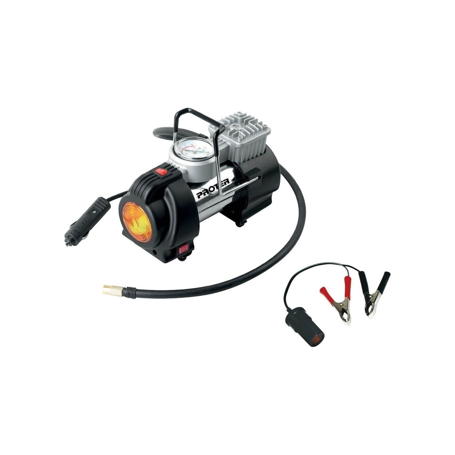 PROTER PR 242 DC LASTİK ŞİŞİRME MİNİ KOMPRESÖR