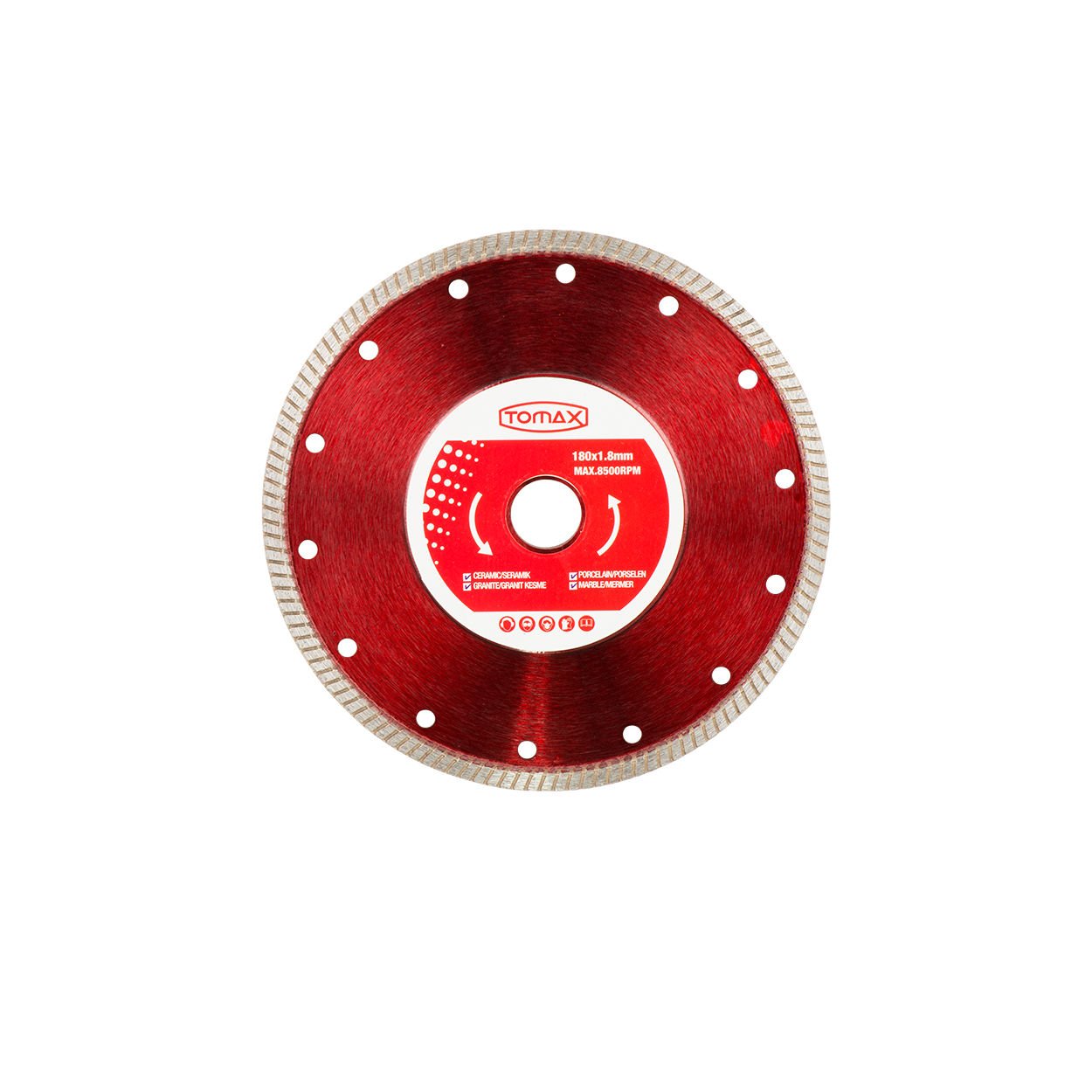 Tomax 115mm Hassas Seramik Kesici Taş (Çapaksız Kesim)